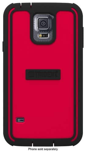 Front. Trident - Cyclops Case for Samsung Galaxy S 5 Cell Phones - Red.
