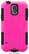 Front. Trident - Aegis Case for Samsung Galaxy S 5 Cell Phones - Pink.