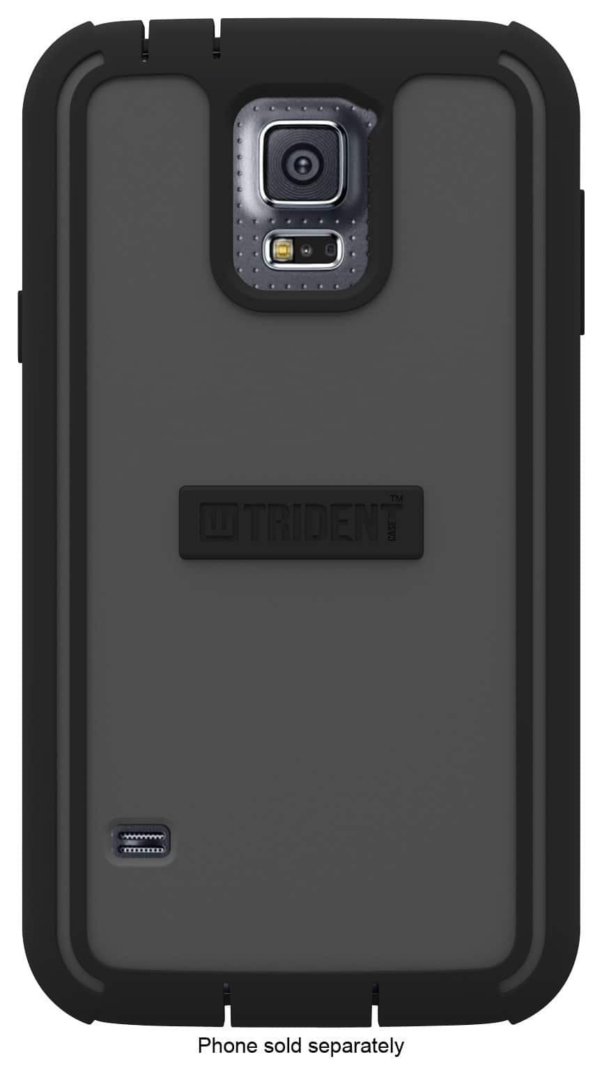 Front. Trident - Cyclops Case for Samsung Galaxy S 5 Cell Phones - Gray.