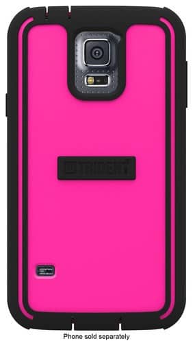 Front. Trident - Cyclops Case for Samsung Galaxy S 5 Cell Phones - Pink.