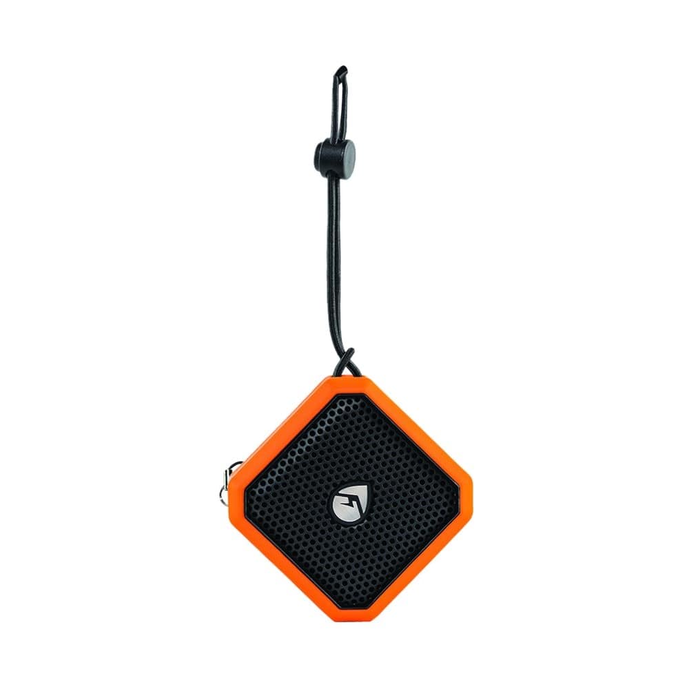Front. ECOXGEAR - EcoPebble Lite Portable Wireless and Bluetooth Speaker - Orange.