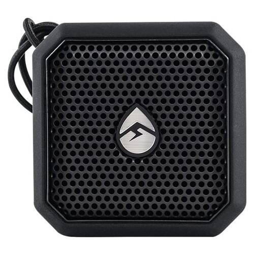 Front. EXOGEAR - EcoPebble Lite Portable Wireless and Bluetooth Speaker - Black.