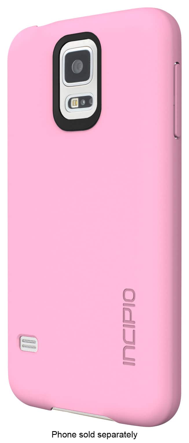 Incipio - feather Snap-On Case for Samsung Galaxy S 5 Cell Phones - Light Pink - Larger Front
