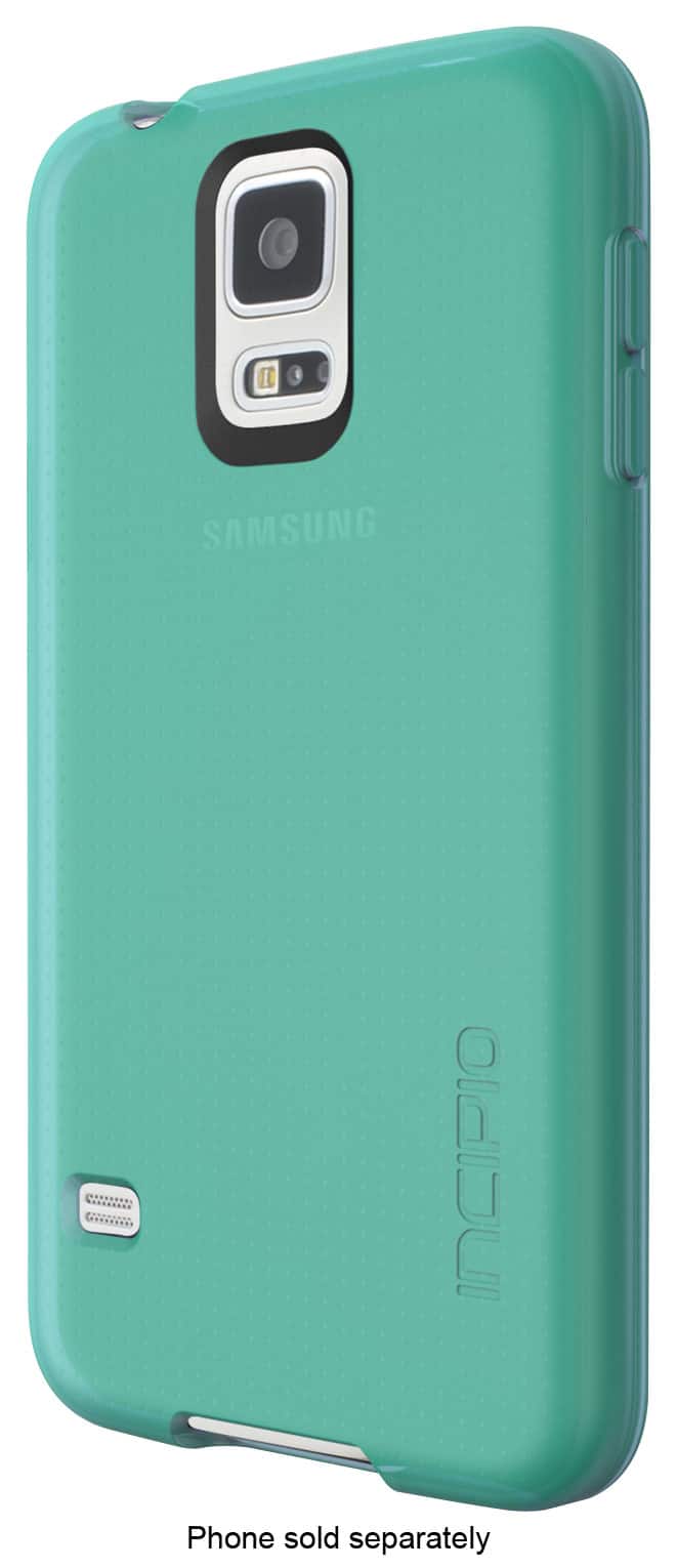 Incipio - NGP Impact-Resistant Case for Samsung Galaxy S 5 Cell Phones - Turquoise - Larger Front
