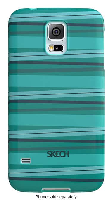 Skech - Groove Case for Samsung Galaxy S 5 Cell Phones - Aqua Sky - Larger Front