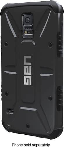 Front Standard. Urban Armor Gear - Composite Case for Samsung Galaxy S 5 Cell Phones - Black.