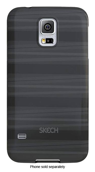 Front. Skech - Groove Case for Samsung Galaxy S 5 Cell Phones - Black.