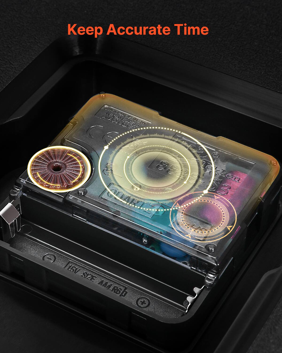 Keep Accurate Time. 

Ee2 Nekken 3 $3 QUARTZ 15V SIZE 15V.