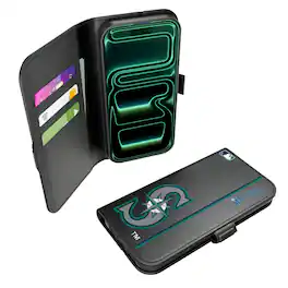 Keyscaper - MLB - Seattle Mariners iPhone Folio 2.0 Case - 17 Pro Max - Black