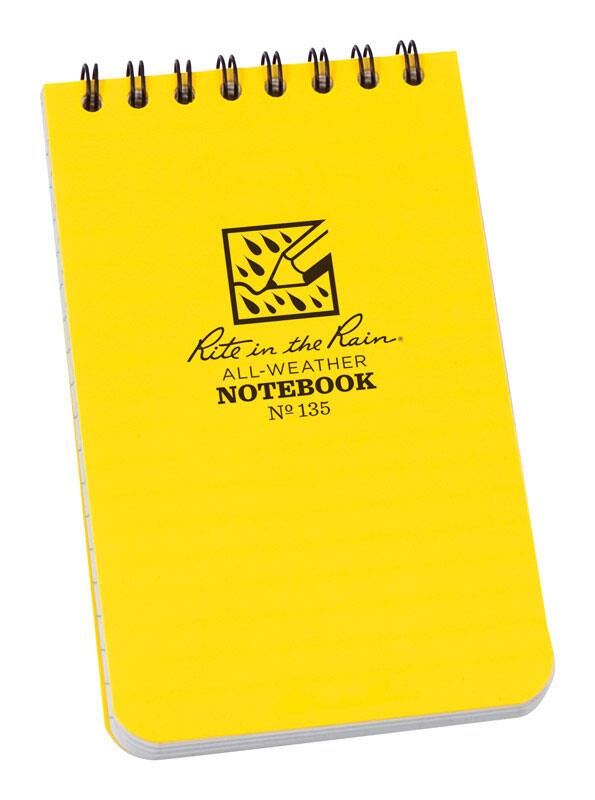 Rite in the Rain  
ALL-WEATHER NOTEBOOK  
No. 135