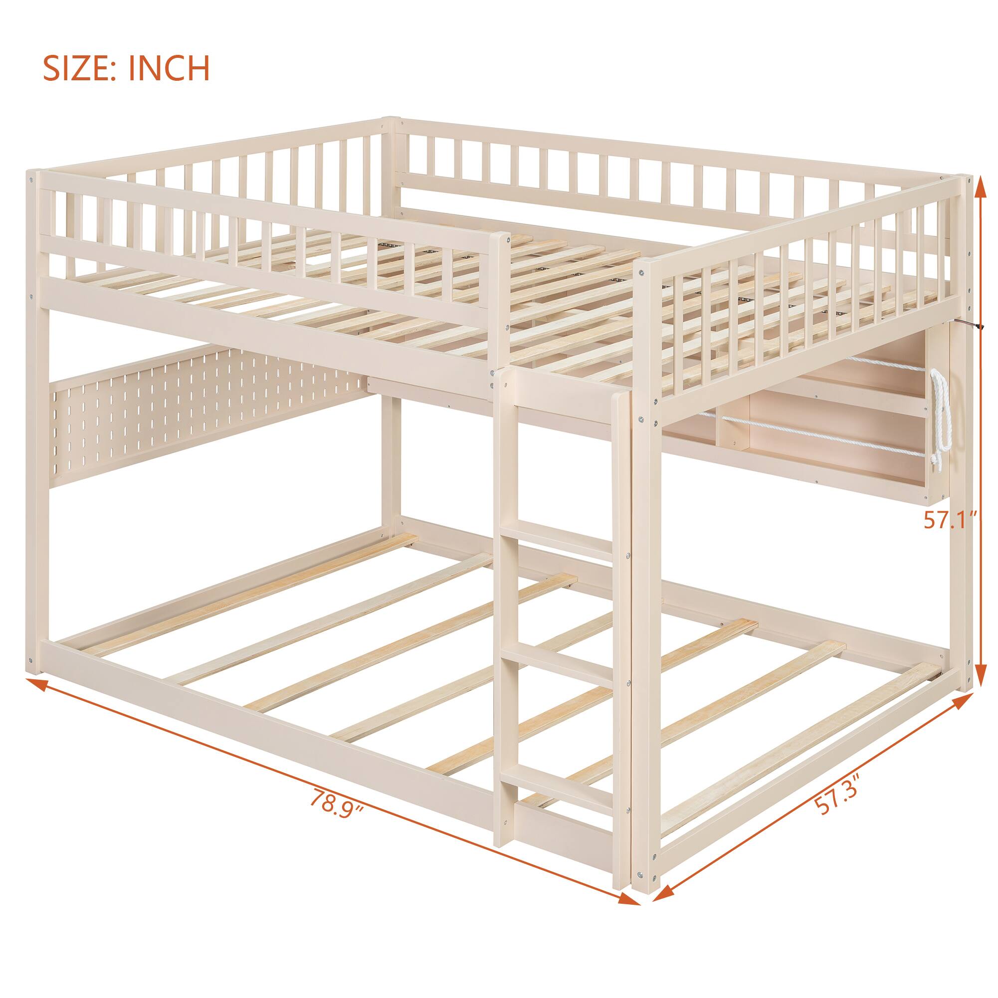 SIZE: INCH  
57.1" 78.9" 57.3"