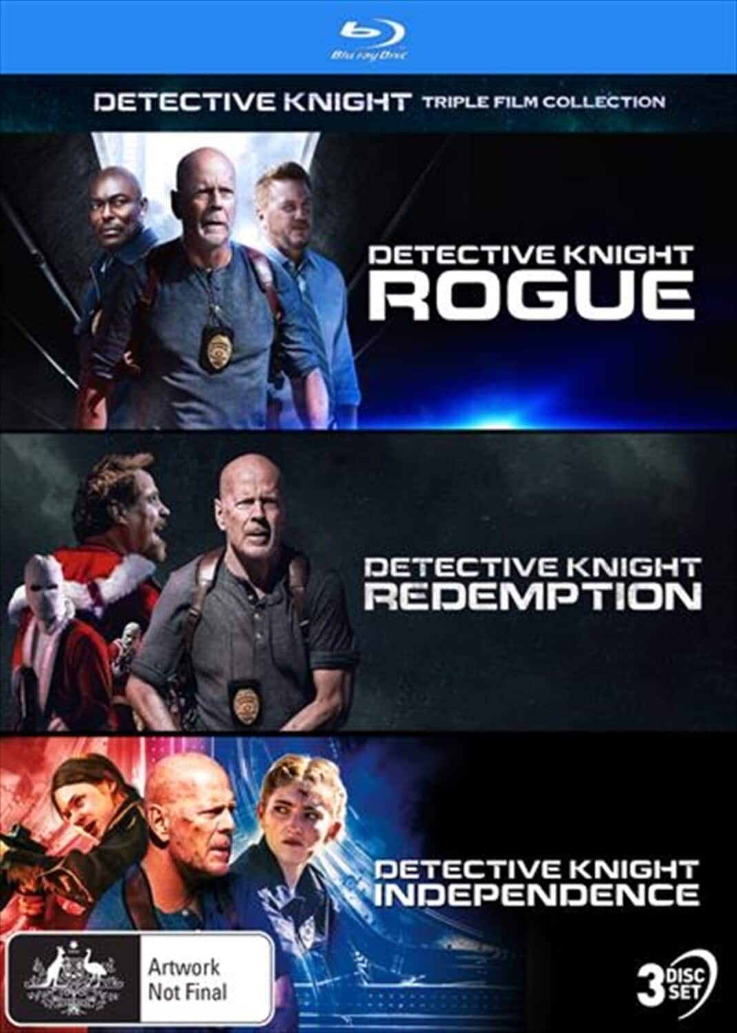 Detective Knight: Triple Film Collection  - BLU-RAY