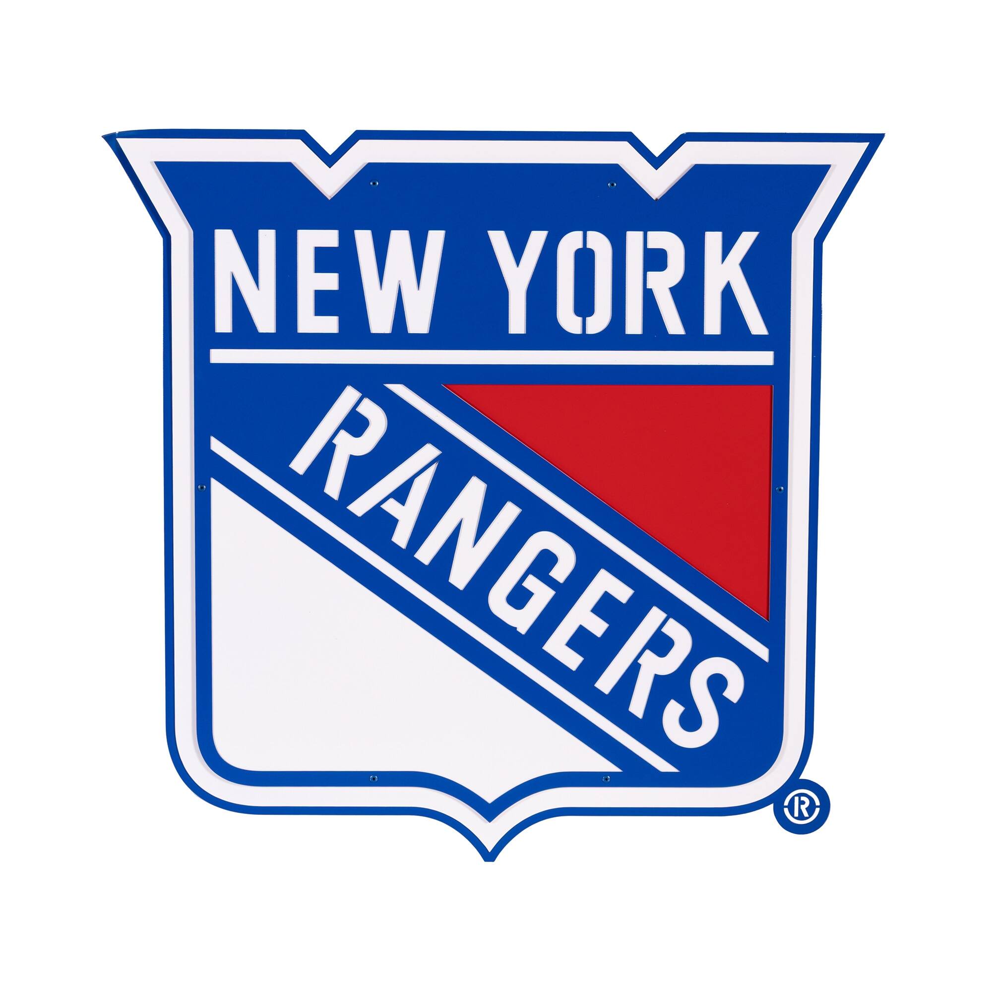 New York Rangers 23" Layered Metal Wall Art Sign