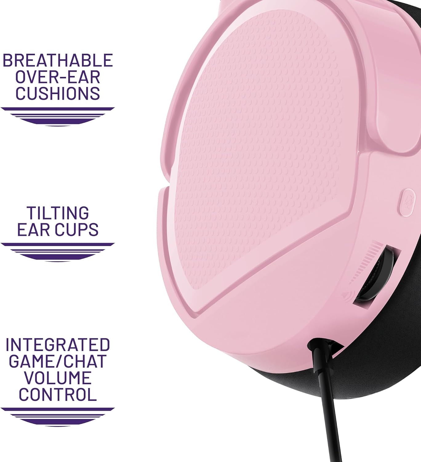 4Gamers Panther Blush Over Ear Headset PS4/PS5, Xbox, Switch, PC