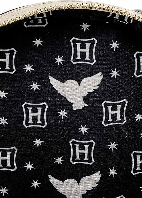 Alt View 5. LoungeFly - Loungefly Harry Potter Hedwig Howler Womens Double Strap Shoulder Bag Purse - Multicolor.