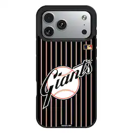 Keyscaper - MLB - San Francisco Giants Bump Case with 8.2ft Drop Protection - 15 Pro - Multicolor