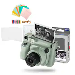 Fujifilm - INSTAX WIDE 400 US EX D + Monochrome Film + Accessory Kit