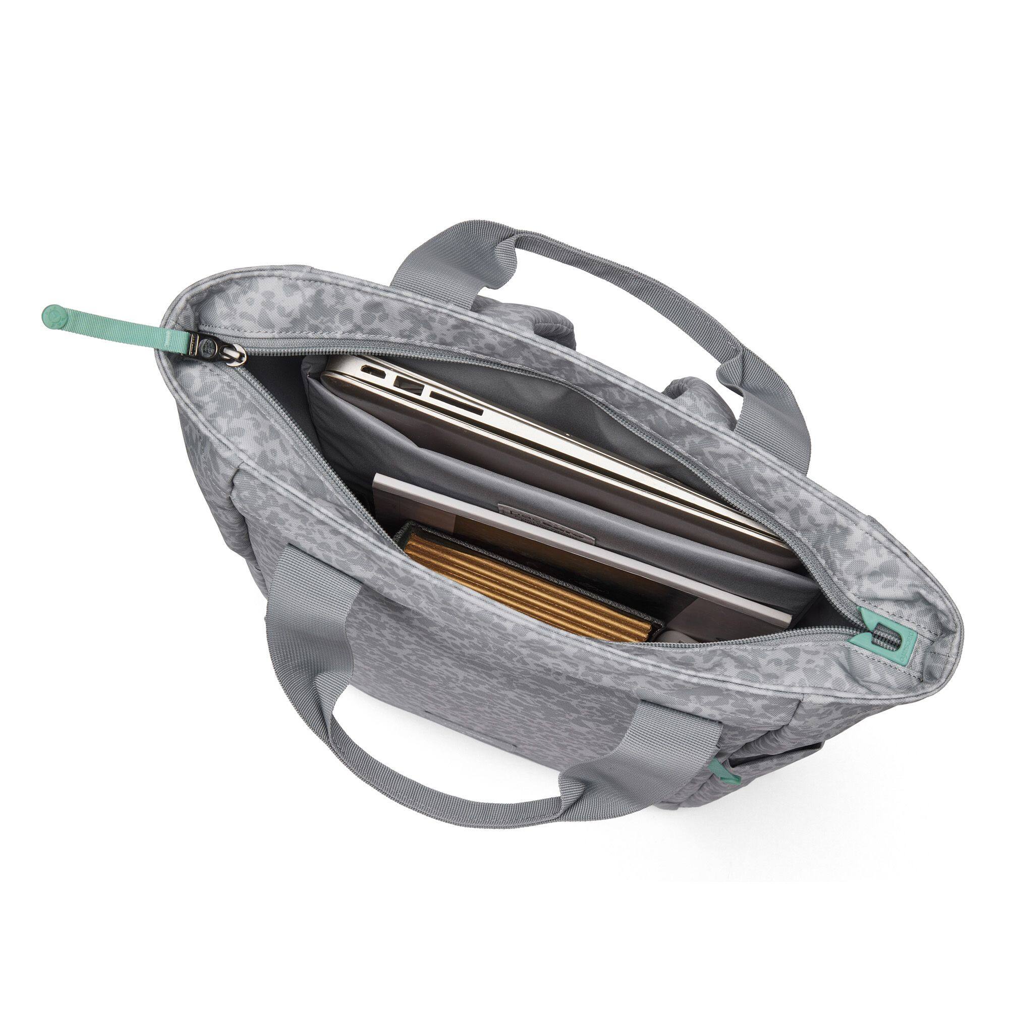Alt View 1. Pacsafe - GO Totepack - Meteor Ice.
