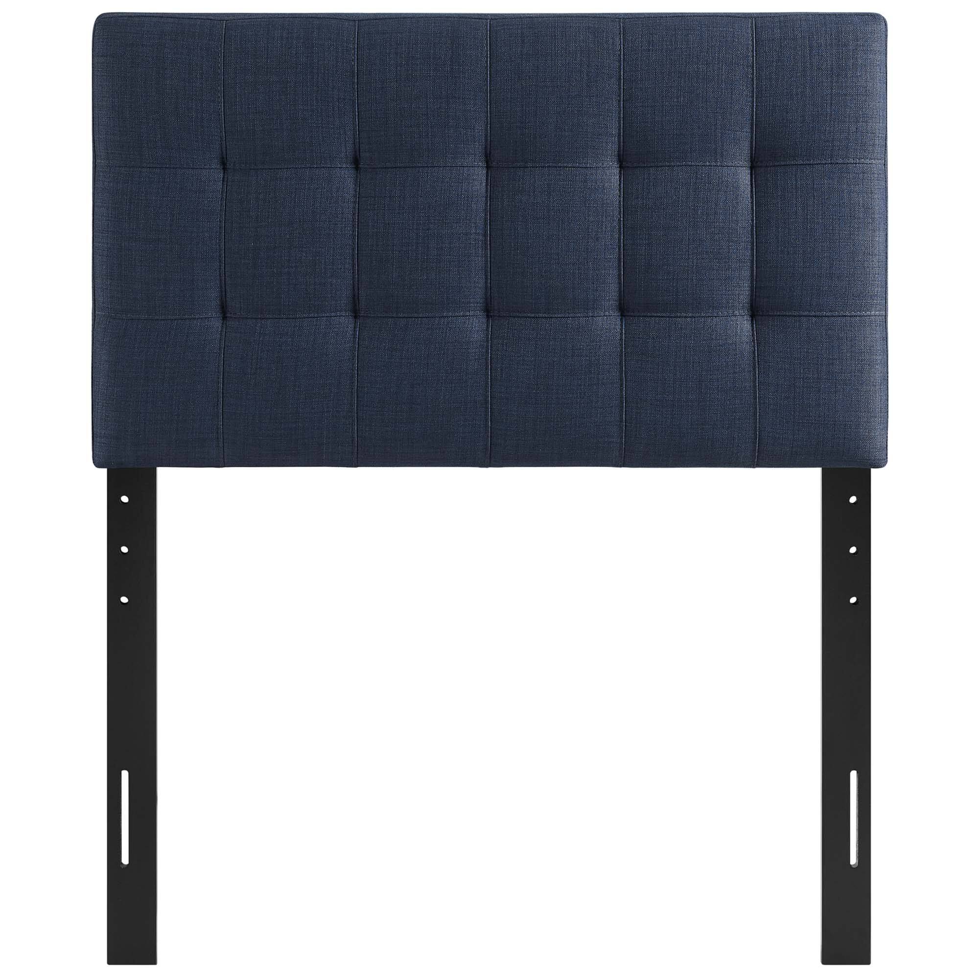 Alt View 1. Modway - Lily Upholstered Fabric Twin Headboard by Modway - Blue.