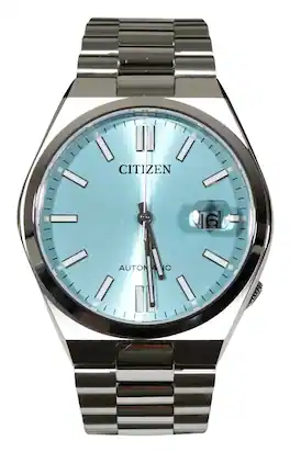 Citizen - Tsuyosa Stainless Steel Ice Blue Dial Automatic NJ0151-88M Men's Watch - Silver, Blue