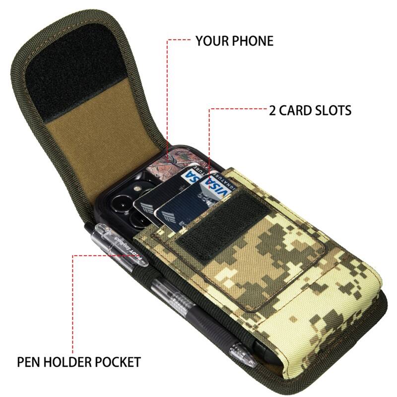 YOUR PHONE, 2 CARD SLOTS, PEN HOLDER POCKET