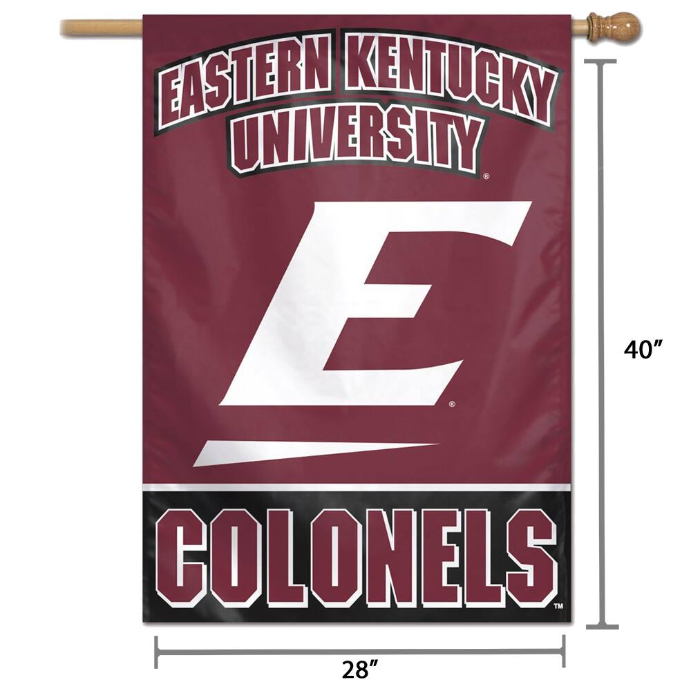EASTERN KENTUCKY UNIVERSITY  
E  
COLONELS  

40"  
28"
