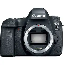 Canon - Cameras US 26.2 Eos 6D Mark II Body with 3" LCD - Base Body (International Model) - Black