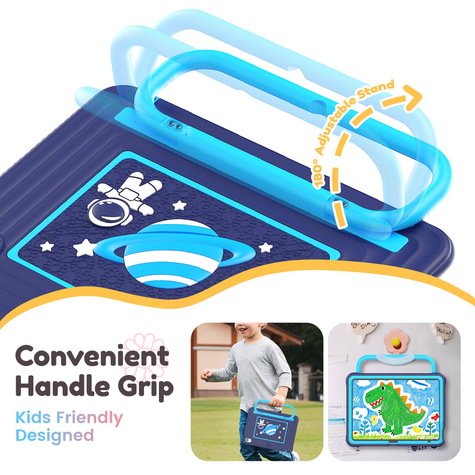 Stand Adjustable 180° Convenient Handle Grip Kids Friendly Designed