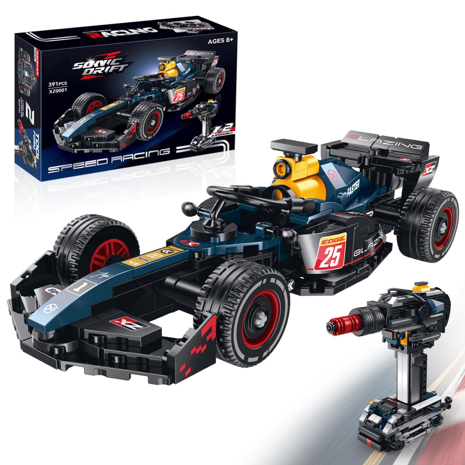 EZTW1 Technic F1 Racing Car Building Blocks Set Speed Champions Formula ...