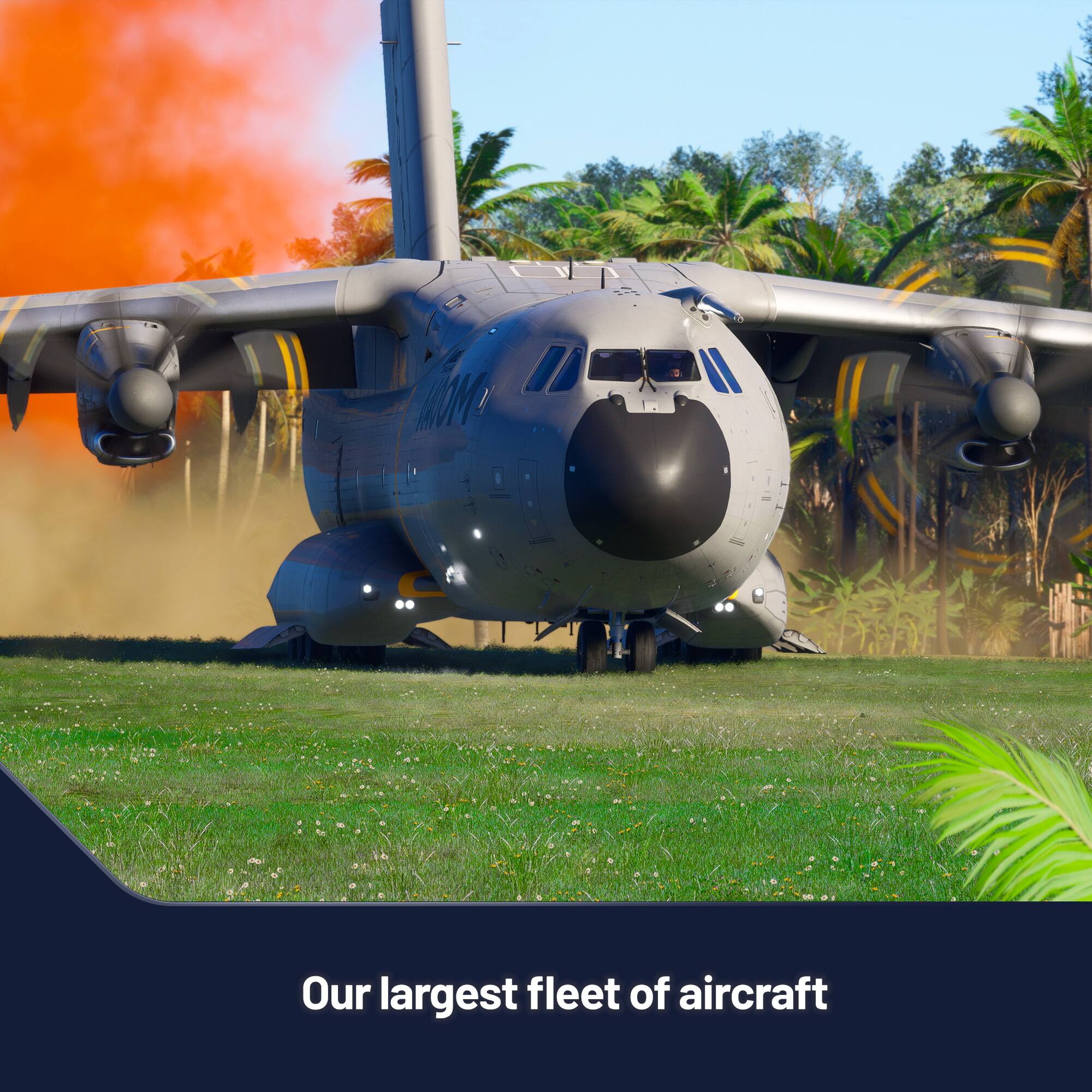Our largest fleet of aircraft