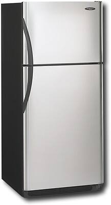 Angle Standard. Frigidaire - 21.0 Cu. Ft. Top-Mount Refrigerator - Stainless-Steel (Special Order).