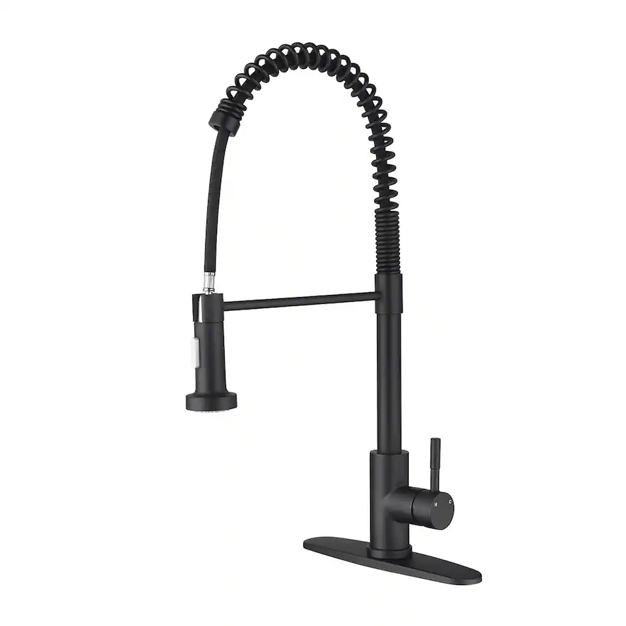 Spring Kitchen Spray Ropilly Pull Down Kitchen Faucet Single Handle Spring Kitchen Faucet ...