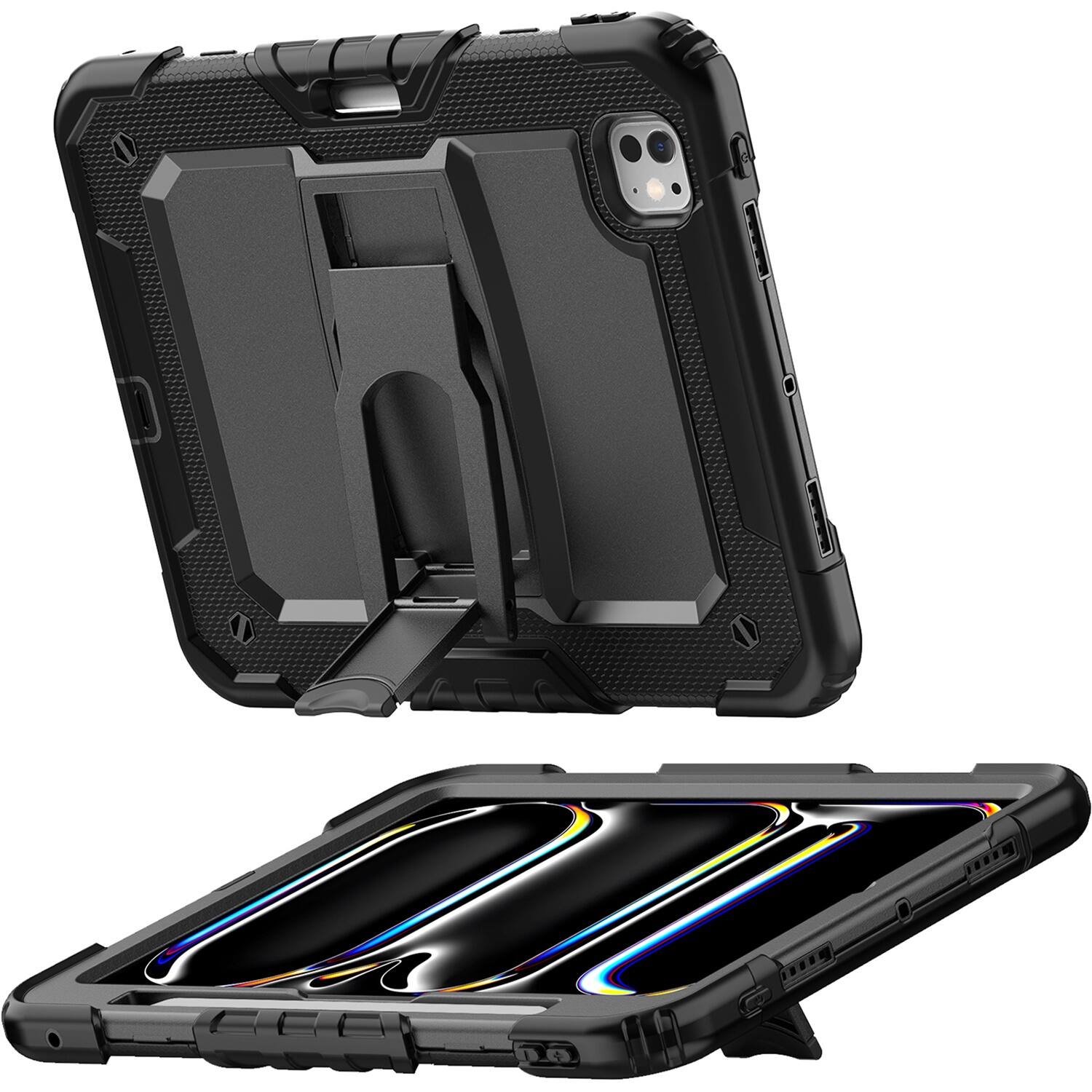 Alt View 13. SaharaCase - Raider Series Heavy-Duty Case for Apple iPad Pro (M4 2024/M5 2025) 13" - Scorpion Black.