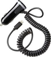 Insignia™ - Apple MFi Certified 12W Vehicle Charger - Black - Front_Standard