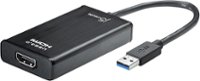 Front Zoom. j5create - USB 3.0-to-HDMI/DVI Display Adapter - Black.