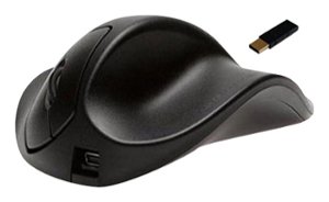 Prestige - Handshoe Wireless BlueTrack Mouse - Black - Front_Zoom