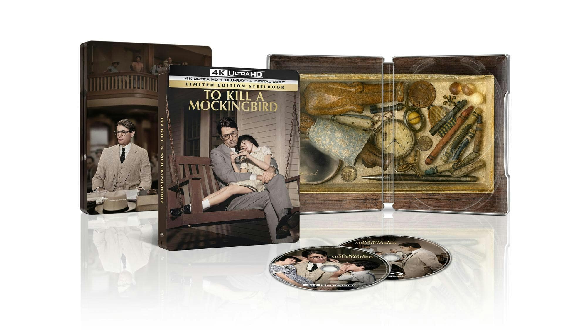 To Kill a Mockingbird (Limited Edition 4K Ultra HD Steelbook + Blu-ray + Digital) [UHD] [4K Ultra HD Blu-ray]