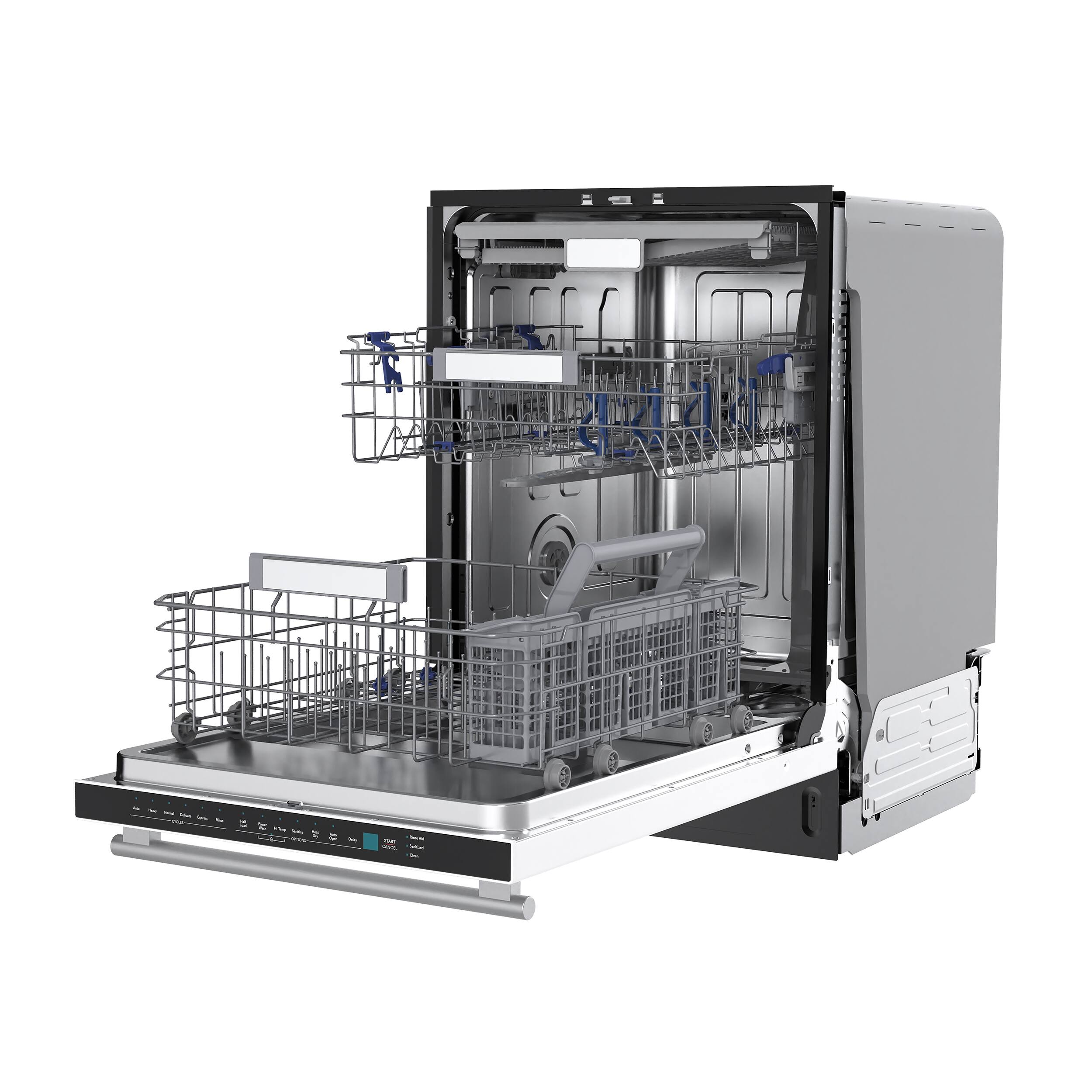Alt View 12. Forno Appliances - Stella 24" Top Control Built-In Stainless Steel Tub Dishwasher and 44dBA - White.