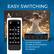 EASY SWITCHING
POWER ARCA
OUTA ME 1 2 3 4
OUTB ME 1 2 3 4
OUTC 1 2 3 4
OUTD 1 2 3 4
via the included remote or the buttons on the front of the device