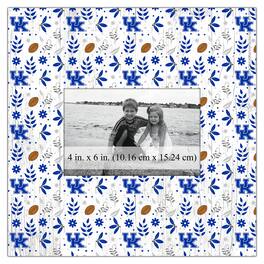Fan Creations - Kentucky Wildcats 10'' x 10'' Floral Pattern Frame - Multicolor