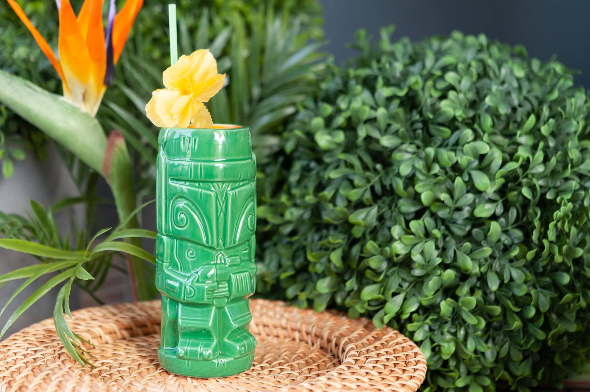 Alt View 3. Star Wars - Geeki Tikis Star Wars Boba Fett Mug | Ceramic Tiki Style Cup | Holds 13 Ounces - Green.