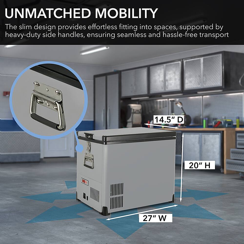 Whynter Elite 1.5 Cu. Ft. Mini Fridge Grey FM452SG Best Buy