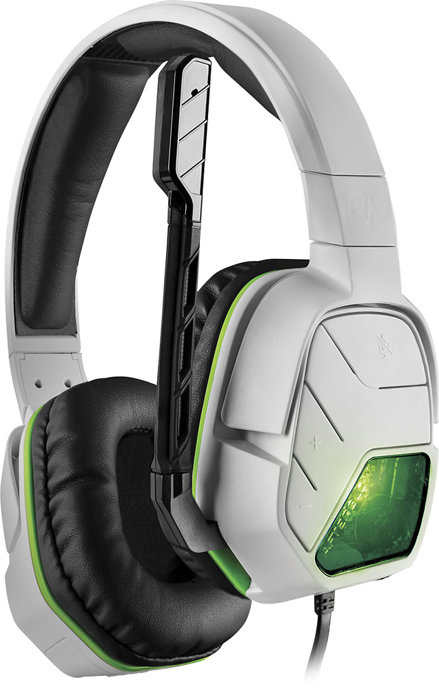 Anvendelse Ulydighed lys pære Best Buy: PDP Afterglow LVL 5+ Wired Stereo Gaming Headset for Xbox One  White 048-042-NA-WH-X