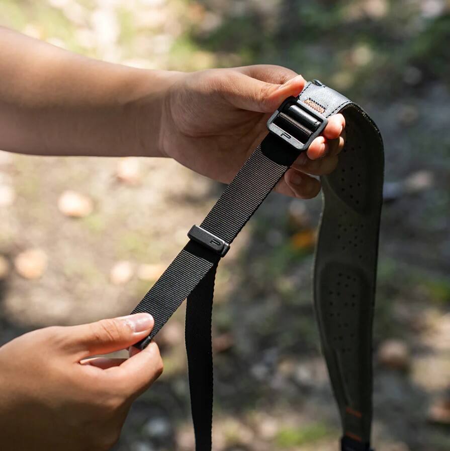 Angle. PGYTECH - PGYTECH Camera Strap Pro Midnight Black, Quick Release Camera Sling with 60mm Shoulder Pad - Midnight Black.