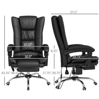 Vinsetto Executive Massage Office Chair with 4 Vibration and