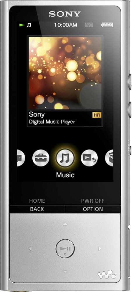 Best Buy: Sony Walkman NW-ZX100 Series 128GB* Hi-Res Digital Audio Player  Silver NWZX100HNSM