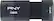 Front. PNY - Elite X 128GB USB 3.0 Flash Drive - Silver.
