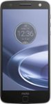 Front Zoom. Motorola - Moto Z Force 4G LTE with 32GB Memory Cell Phone - Black/Lunar Gray (Verizon).