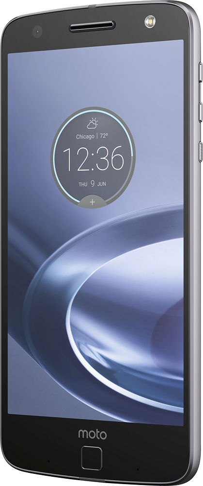 resultado piel escucha Best Buy: Motorola Moto Z Force 4G LTE with 32GB Memory Cell Phone  Black/Lunar Gray (Verizon) MOTXT1650M