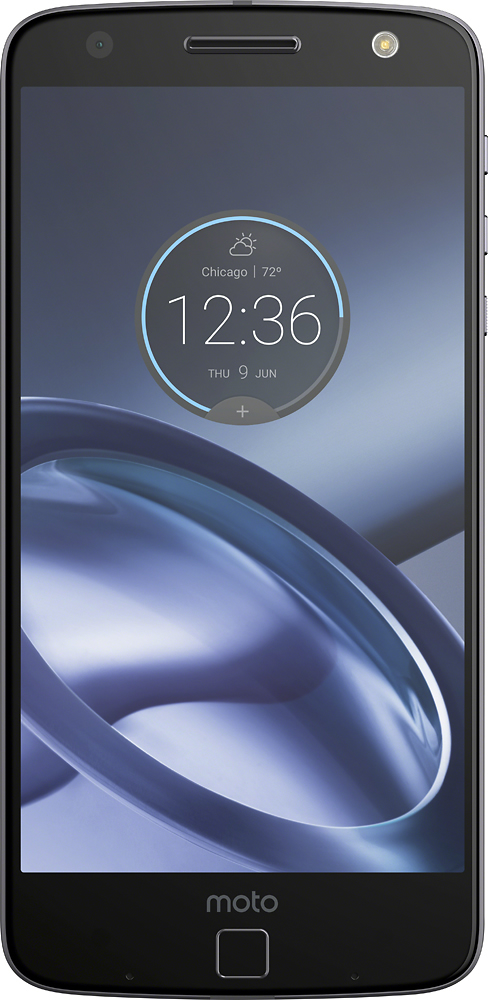 Motorola Moto Z Droid 4G LTE with 32GB Memory Cell Phone Black/Lunar Grey  (Verizon) MOTXT1650 - Best Buy